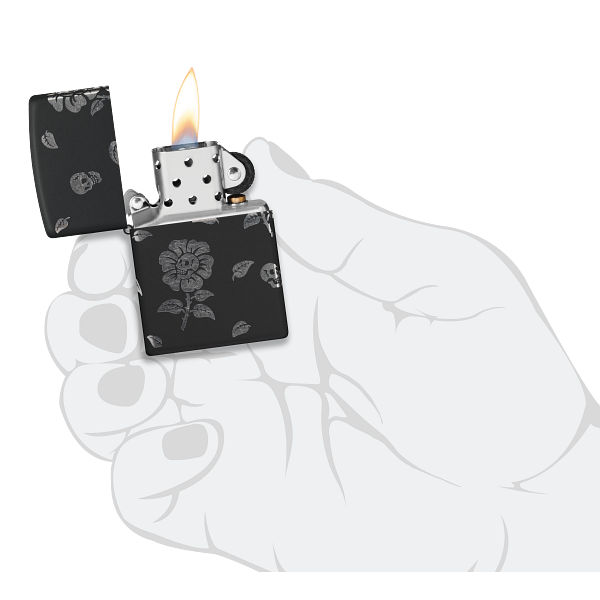 Zippo Flower Skulls Design 48931