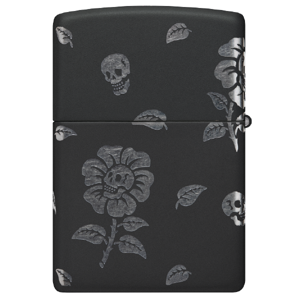 Zippo Flower Skulls Design 48931