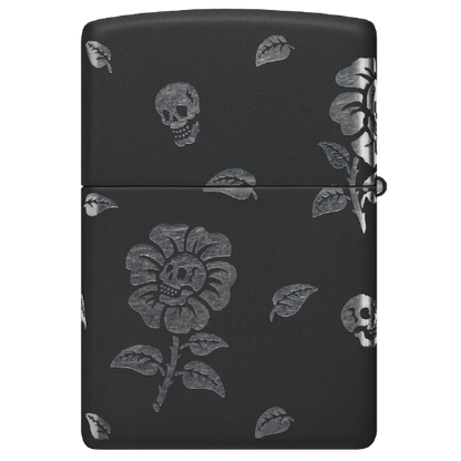 Zippo Flower Skulls Design 48931
