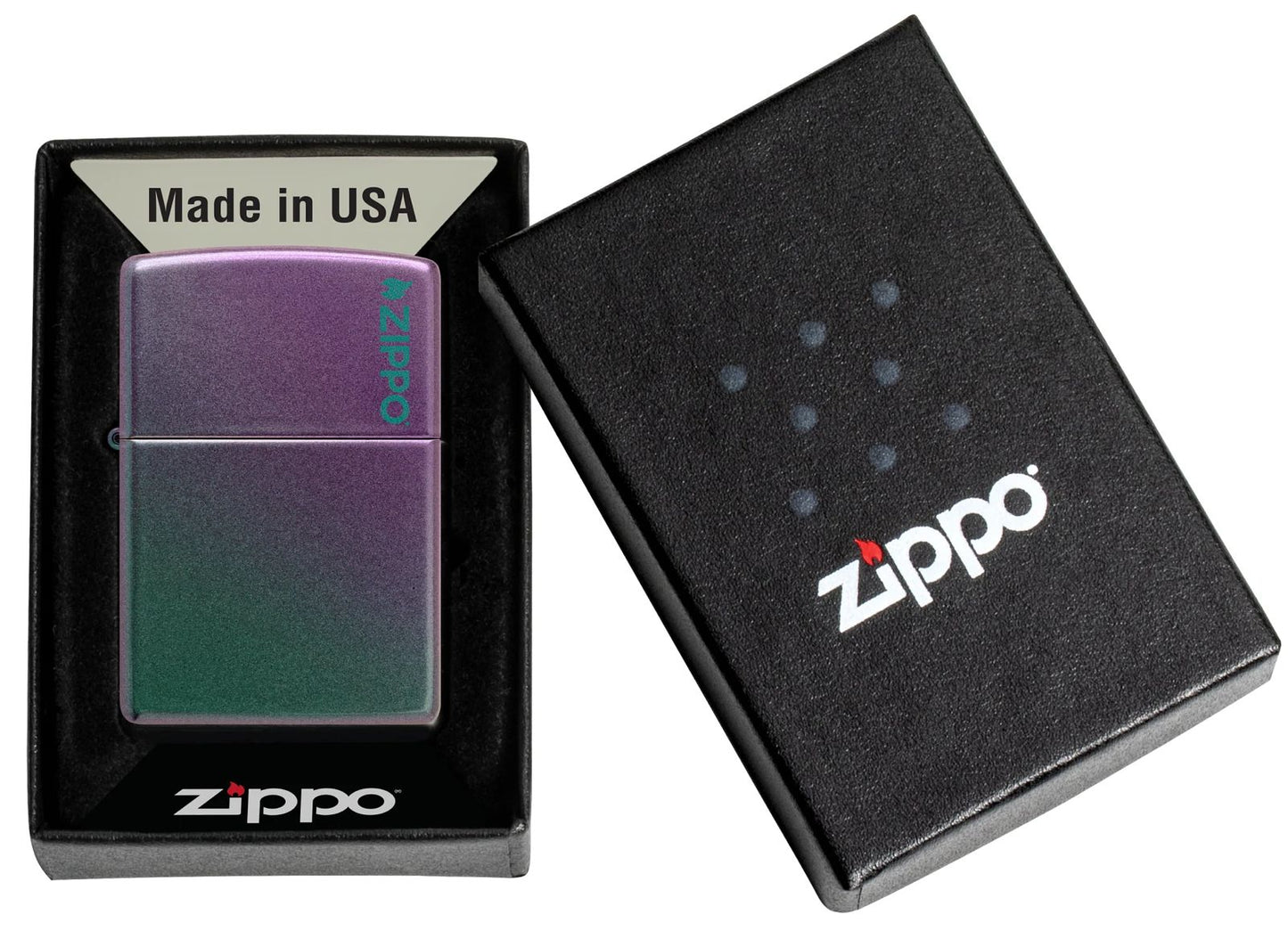 Zippo Classic Iridescent Zippo Logo 49146ZL