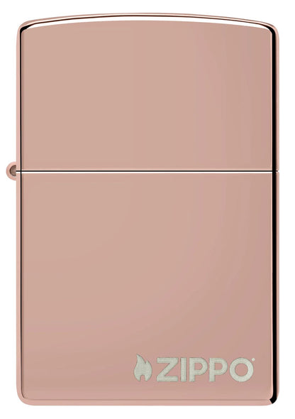 Zippo Classic High Polish Rose Gold Zippo Logo 49190ZL