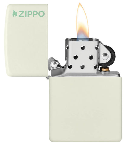 Zippo Classic Glow In The Dark Zippo Logo 49193ZL