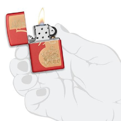 ZIPPO 49701 YEAR OF THE TIGER DESIGN