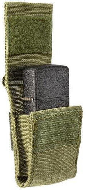 Zippo Tactical Pouch and Black Crackle Windproof Lighter GiftSet 49400