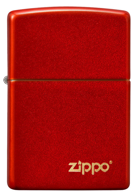 Zippo Classic Metallic Red Zippo Logo 49475ZL