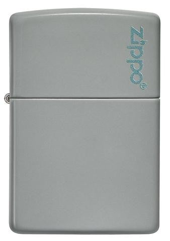 Zippo Classic Flat Grey Zippo Logo 49452ZL