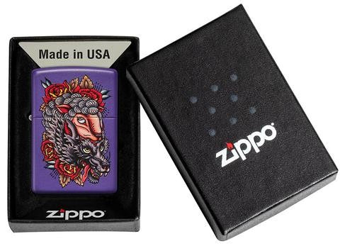Zippo Wolf Design 49413