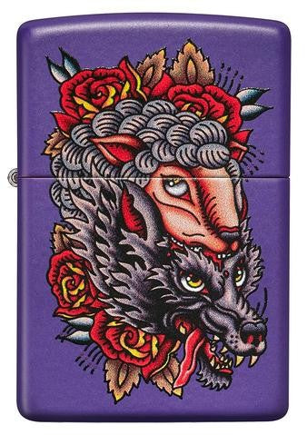 Zippo Wolf Design 49413