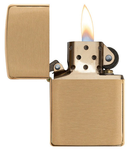 Zippo Classic Brushed Brass 204B