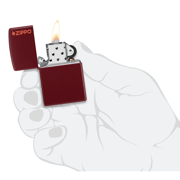 Zippo Classic Merlot Zippo Logo 46021ZL