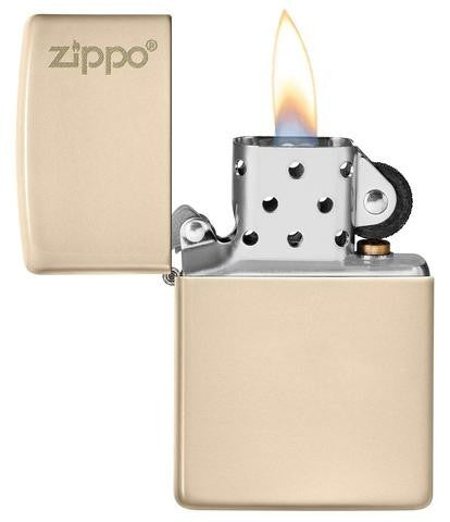 Zippo Classic Flat Sand Zippo Logo 49453ZL