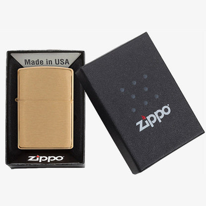 Zippo Classic Brushed Brass 204B