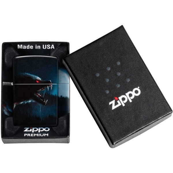 Zippo Lighter Horror Wolf Design 48923