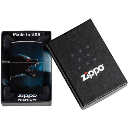 Zippo Lighter Horror Wolf Design 48923