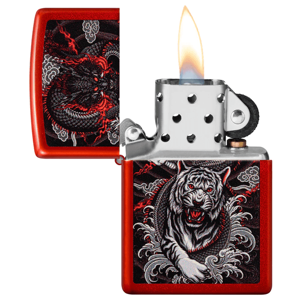 Zippo Dragon Tiger Design 48933