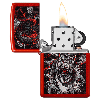 Zippo Dragon Tiger Design 48933