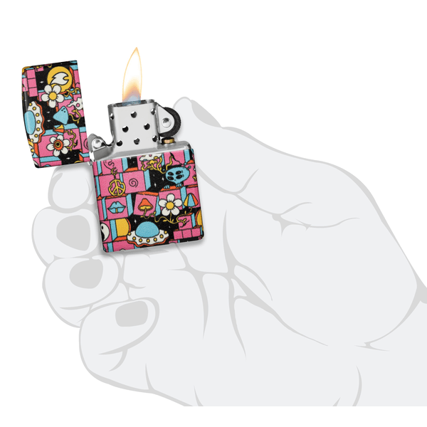 Abstract Zippo Design