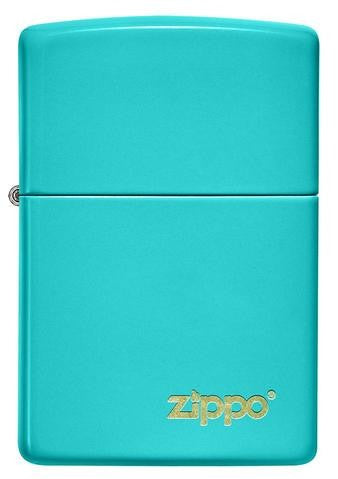 Zippo Classic Flat Turquoise Zippo Logo 49454ZL