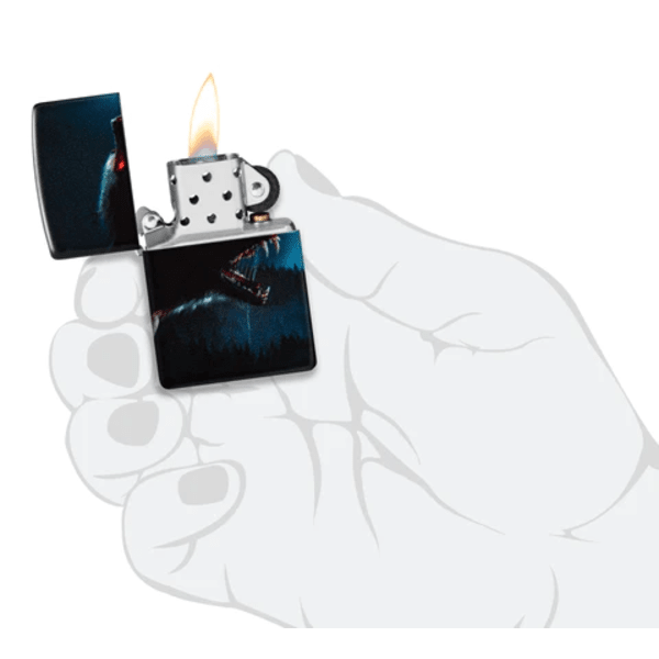 Zippo Lighter Horror Wolf Design 48923