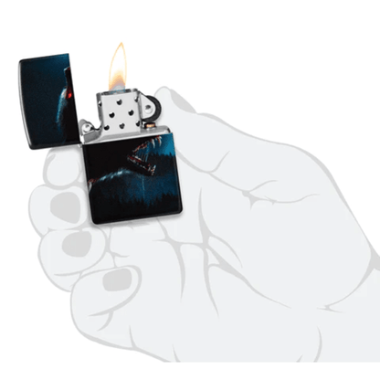 Zippo Lighter Horror Wolf Design 48923