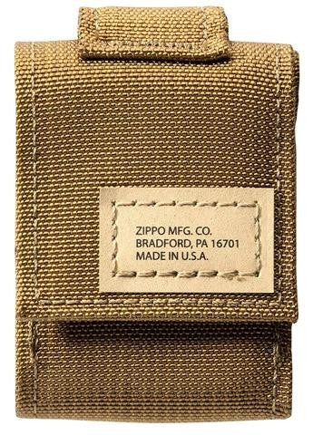 Zippo Tactical Pouch and Black Crackle Windproof Lighter GiftSet 49401