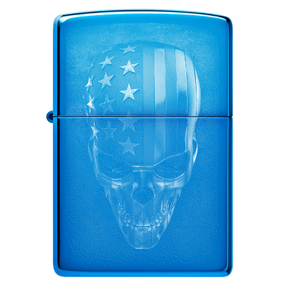 Zippo American Skull Design 48739