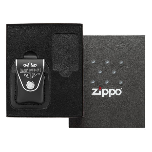 Zippo Harley Davidson Lighter Pouch Gift Set - All Materials