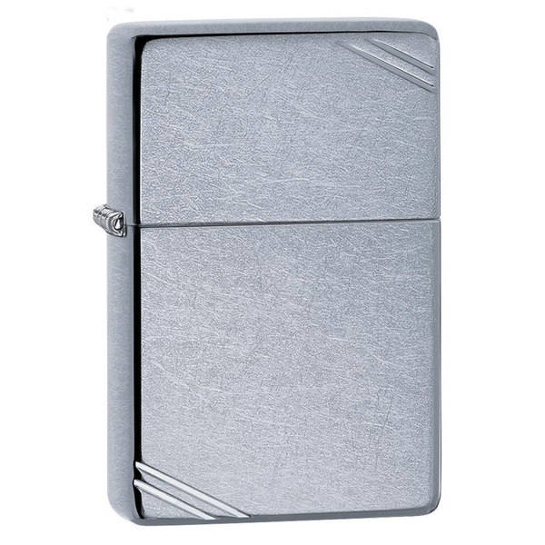 Zippo Street Chrome Vintage with Slashes 267