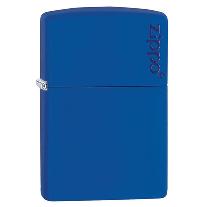 Classic Royal Blue Matte Zippo Logo