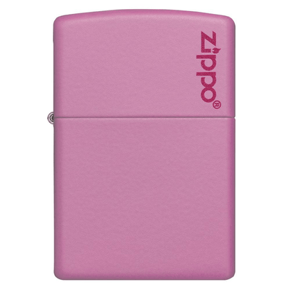 Zippo Classic Pink Matte Zippo Logo 238ZL