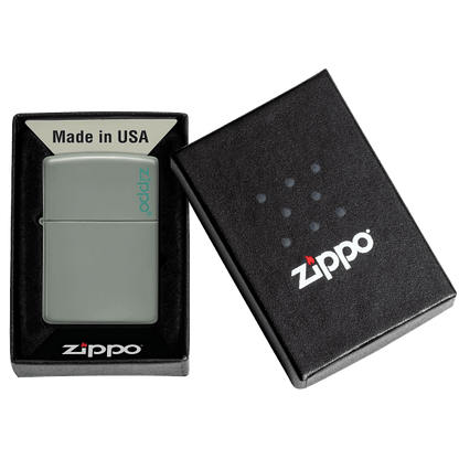 Classic Sage Zippo Logo 49843ZL