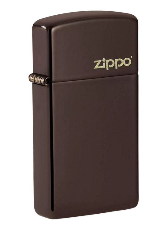 Slim® Brown Zippo Logo