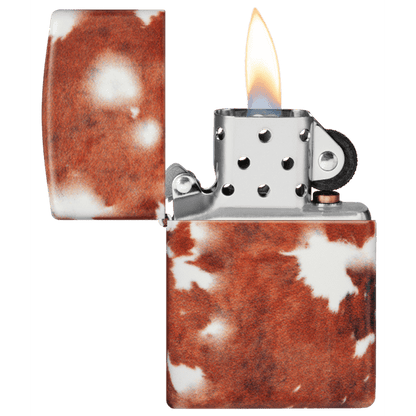 Zippo Cow Print Design 48216