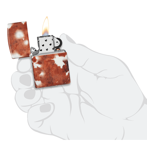 Zippo Cow Print Design 48216