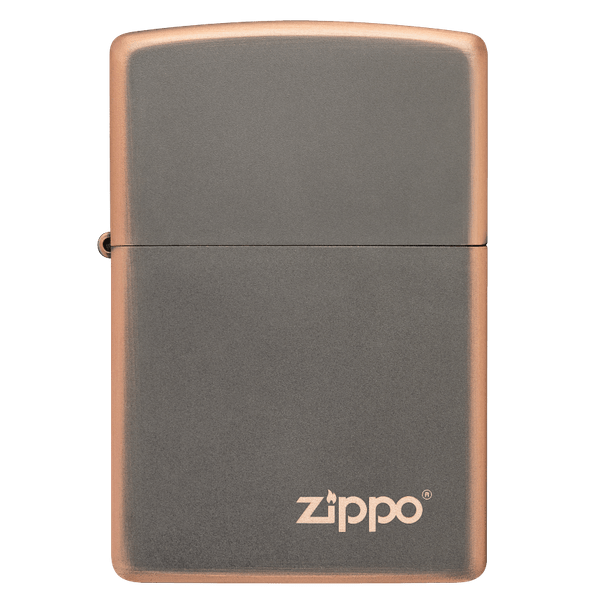 Rustic Bronze Zippo Logo 49839ZL
