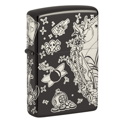 Zippo Pirates Treasure Design 48398
