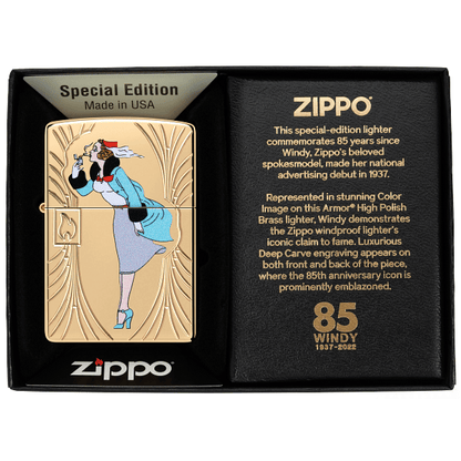 Zippo Windy 85th Anniversary Collectible 48413