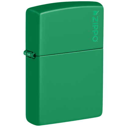Classic Grass Green Matte Zippo Logo 48629ZL