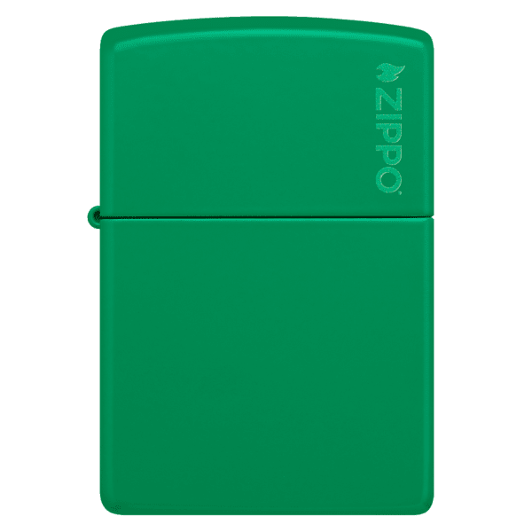 Classic Grass Green Matte Zippo Logo 48629ZL