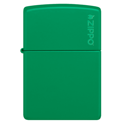 Classic Grass Green Matte Zippo Logo 48629ZL