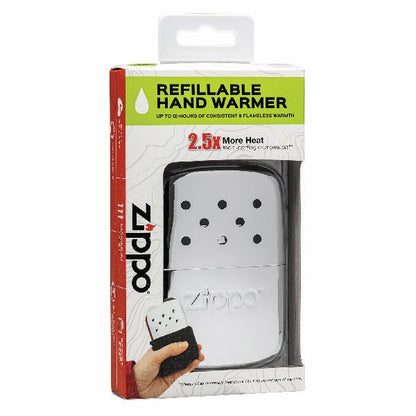 Zippo Penghangat Tangan 12 Jam High Polish Chrome (BUKAN KOREK API)