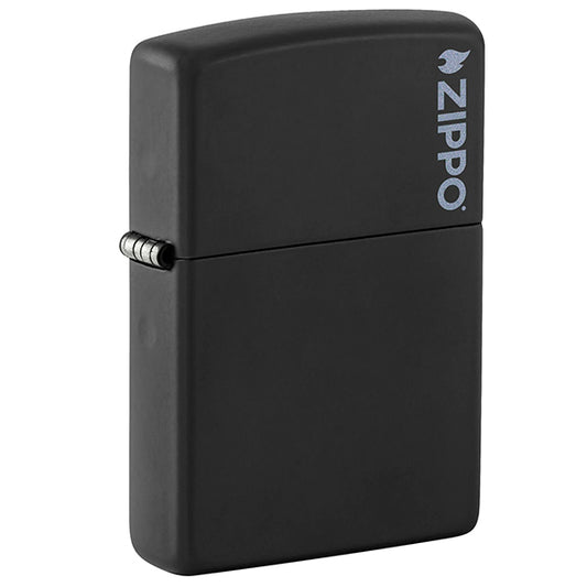 Zippo Black Matte with Zippo Logo