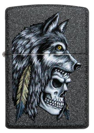 Wolf Skull Feather Design - All Materials