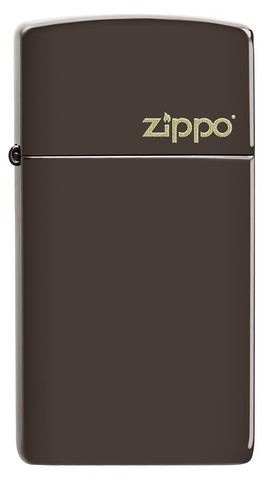 SlimÂ® Brown Zippo Logo - All Materials