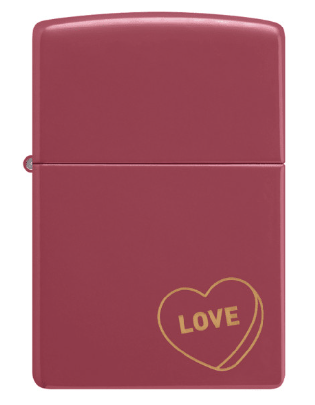 Zippo Love Candy Heart Design 48494 - All Materials