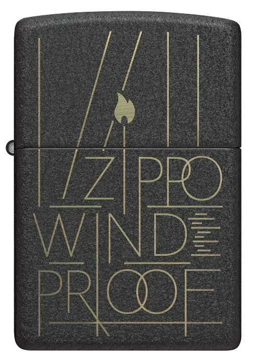 Line Art Zippo Design - All Materials